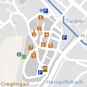 Sehenswertes und Markantes in der Innenstadt von Creglingen