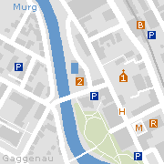 Sehenswertes und Markantes in der Innenstadt von Gaggenau