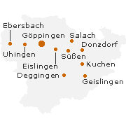 Göppingen Kreis in Baden-Württemberg