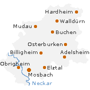Neckar-Odenwald-Kreis in Baden-Württemberg