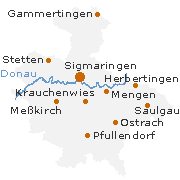 Sigmaringen Kreis in Baden-Württemberg