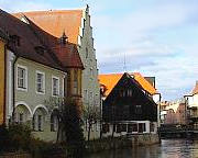 Amberg  - Stadt mit Flüsslein