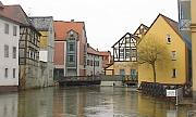 Bamberg: Fischerhäuser am Regnitzufer