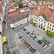 Lauingen mit Rathaus von oben © herculaneum79