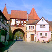 Westtor Innenseite der Prichsenstädter Altstadt