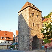 Mühltor, einziges noch bestehende Stadttor von Gemünden am Main