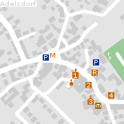 Sehenswertes und Markantes im Ortszentrum von Adelsdorf