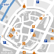 Sehenswertes und Markantes in der Altstadt von Aichach