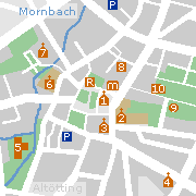 Altötting, sehenswerte Innenstadt