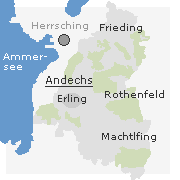 Orte der Gemeinde Andechs