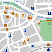 Sehenswertes in der Ansbachs Alt- und Neustadt