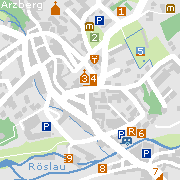 markant und sehenswert in der Innenstadt von Arzberg