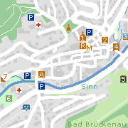 Sehenswertes und Markantes in der Innenstadt von Brückenau