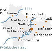 Bad Kissingen Kreis in Unterfranken/ Bayern