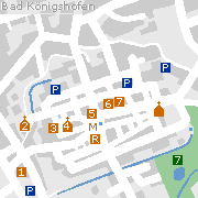 Sehenswertes und Markantes in der Innenstadt von Bad Königshofen