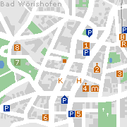 Sehenswürdigkeiten und Markantes in der Innenstadt von Bad Wörishofen