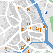 Sehenswertes und Markantes im Ortszentrum von Baunach in Oberfranken