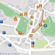 Sehenswertes und Markantes in der Innenstadt von Betzenstein