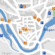 Sehenswertes und Markantes in der Innenstadt von Cham