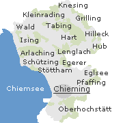 Orte im Gebiet der Gemeinde Chieming