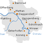 Deggendorf Kreis in Niederbayern