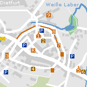 Sehenswertes und Markantes in der Altstadt von Dietfurt an der Altmühl