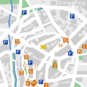 Sehenswertes und Markantes in der Innenstadt von Dingolfing