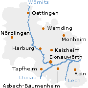Donau-Ries-Kreis in Schwaben/Bayern