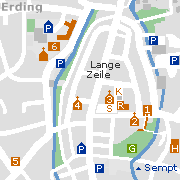 Sehenswertes und Markantes in der Innenstadt von Erding