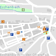 Markantes und Sehenswertes in der Innenstadt von Eschenbach in der Oberpfalz