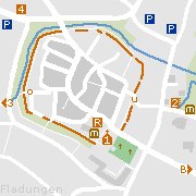 Sehenswertes und Markantes in der Innenstadt von Fladungen