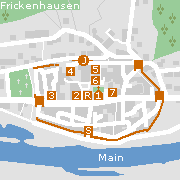 Sehenswertes und Markantes in der Innenstadt von Frickenhausen a. Main