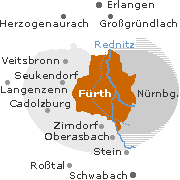 Umgebung von Fürth