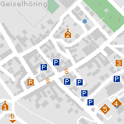 Markantes und Sehenswertes in der Innenstadt von Geiselhöring