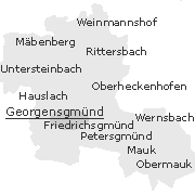 Orte im Gemeindegebiet von GeorgensgmündGe