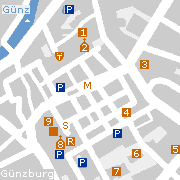 Sehenswertes und Markantes on der Altstadt von Günzburg