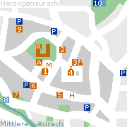 Sehenswertes und Markantes in der Innenstadt von Herzogenaurach