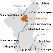 Kaufbeuren im Ostallgäu, Schwaben Bundesland Bayern