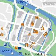 Sehenswertes und Markantes in der Innenstadt von Kelheim