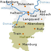 Kelheim Kreis in Niederbayern