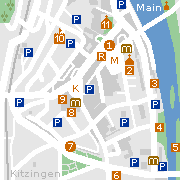 Sehenswertes und Markantes in der Innenstadt von Kitzingen