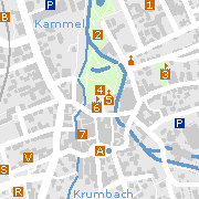 Sehenswertes und Markantes on der Innenstadt von Krumbach (Schwaben)