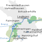 Orte im Stadtgebiet von Lauingen