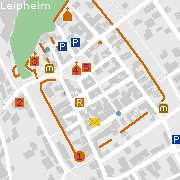 Sehenswertes und Markantes on der Innenstadt von Leipheim