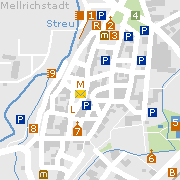 Sehenswertes und Markantes in der Innenstadt von Mellrichstadt