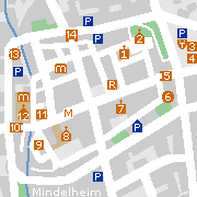 Sehenswürdigkeiten und Markantes in der Innenstadt von Mindelheim