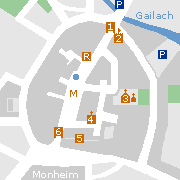 Sehenswertes und Markantes in der Innenstadt von Monheim