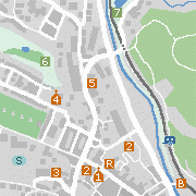 Sehenswertes und Markantes in  der Innenstadt von Naila in Oberfranken