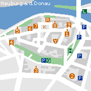 Sehenswertesund Markantes in der Innenstadt von Neuburg an der Donau