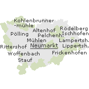 Orte im Stadtgebiet von Neumarkt i.d. Oberpfalz